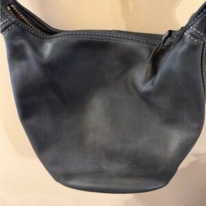 Coach Almost Vintage Classic Black Leather Bucket Bag 2007 11422